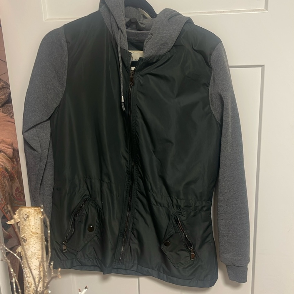 Hunter Green and Grey Jacket